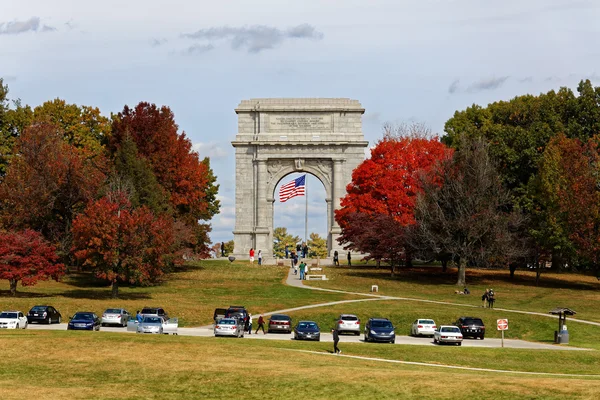 Nemzeti emlékhely Arch-Valley Forge Jogdíjmentes Stock Képek