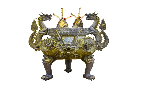 Chinese historic sculptured ashtray — Stock Photo, Image