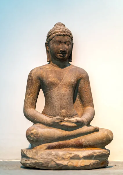 Homokkő Buddha Szobrok Kultúra Mekong Delta Században Művészet Aprólékos Szobrászat — Stock Fotó