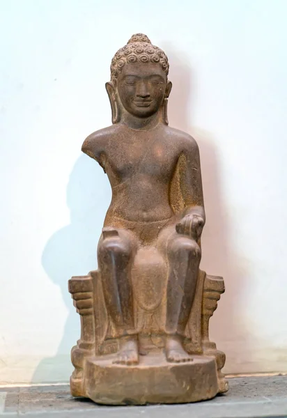Estátuas Buda Arenito Cultura Delta Mekong Século Esta Arte Escultura — Fotografia de Stock