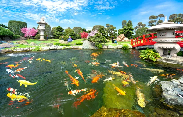 Chi Minh City Vietnam Enero 2021 Jardín Ecoturismo Diseñado Con —  Fotos de Stock
