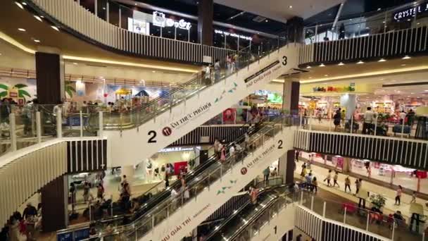 Cidade Chi Minh Vietnã Julho 2020 Pessoas Shopping Aeon Binh — Vídeo de Stock