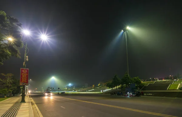 Lat Vietnam Nisan 2021 Lam Vien Meydanı Nda Gece Manzarası — Stok fotoğraf