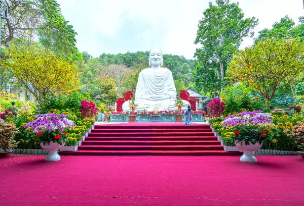 Vung Tau Vietnã Fevereiro 2021 Presbitério Arquitetura Phat Quang Pagode — Fotografia de Stock