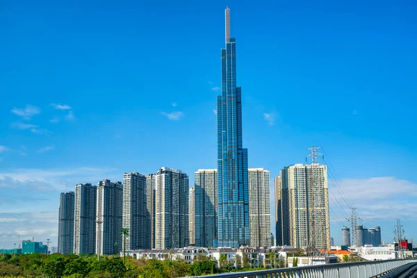 Chi Minh City Vietnam February 27Th 2021 Landmark Skyscraper Sunny — Stock Photo, Image