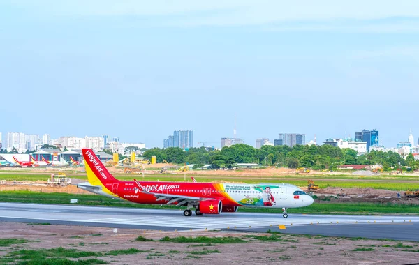 Chi Minh City Vietnam Maggio 2021 Aereo Cargo Airbus A321 — Foto Stock