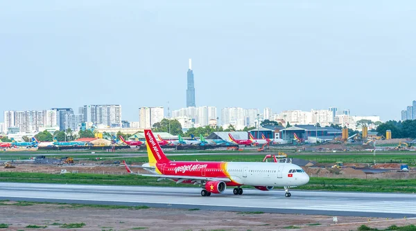 Chi Minh City Vietnam Maggio 2021 Aereo Cargo Airbus A321 — Foto Stock