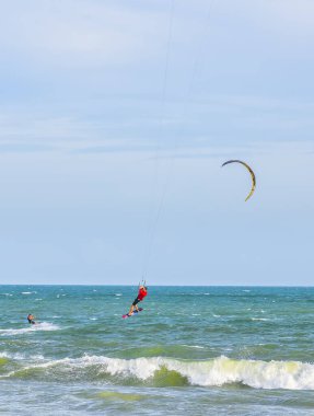 Uçurtma sörfçü eylem