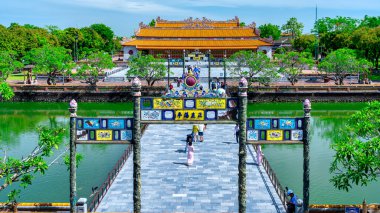 Bangkok, Tayland - 16 Aralık 016: Sukhothai, Tayland 'daki Wat Sutheam