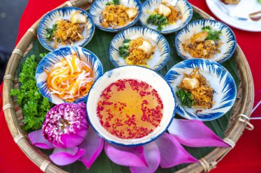 Thai geleneksel tatlısı, tatlı Tayland yemeği, Tayland tatlısı.