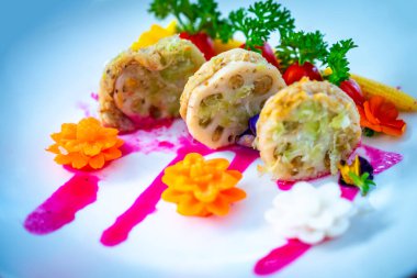 Havyar ile lezzetli gözleme