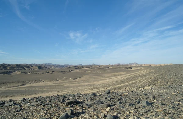 エジプトの砂漠と青空. — ストック写真
