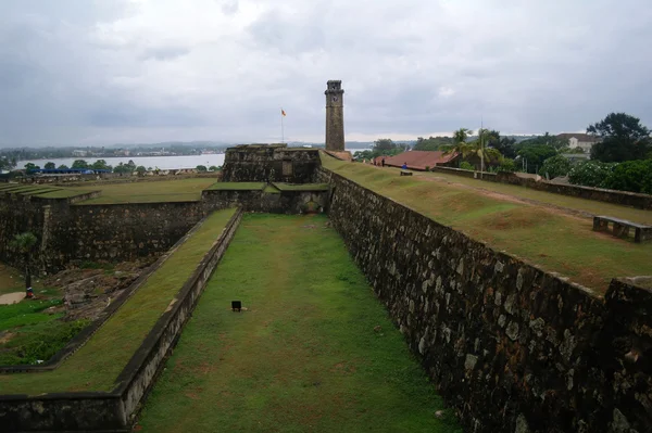 O forte em Galle é uma fortaleza holandesa no Sri Lanka — Fotografia de Stock