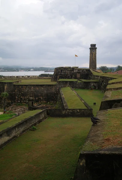 Форт в Галле это голландская крепость на Шри-Ланке. — стоковое фото