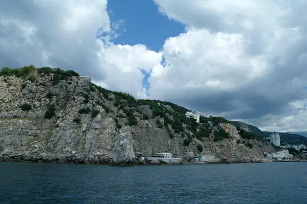 Rocky coast of Black sea, Ukraine. — Stock Photo, Image