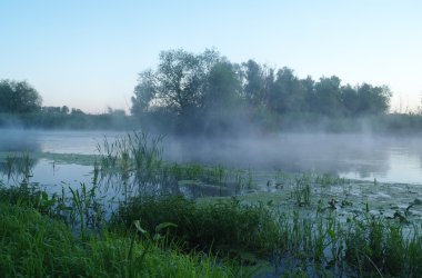 Sabah sis Nehri üzerinde yatay