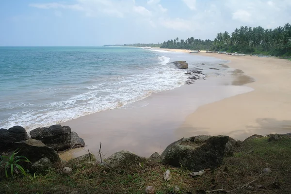 Picturesque  tropical beach. Sri Lanka — Stock Photo, Image