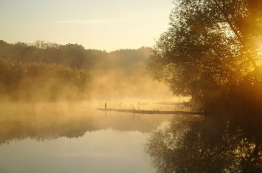 Sabah sis Nehri üzerinde yatay