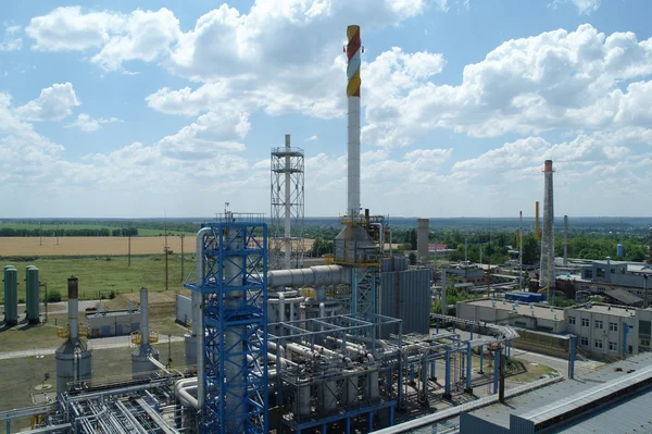 Petrolkémiai ipari gépek석유화학 산업 공장 — Stock Fotó