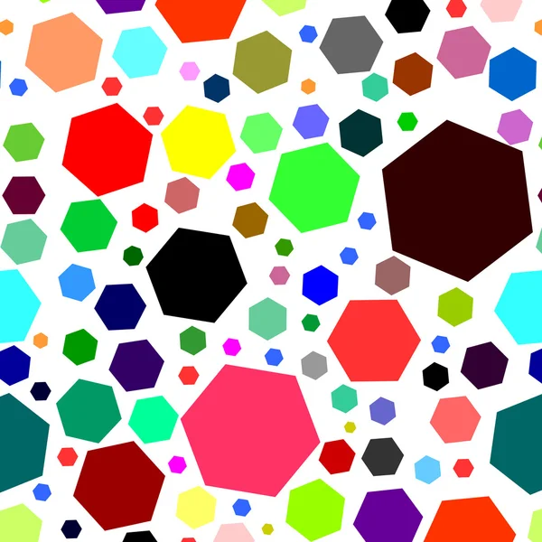 Renkli geometrik şekiller ile Seamless Modeli