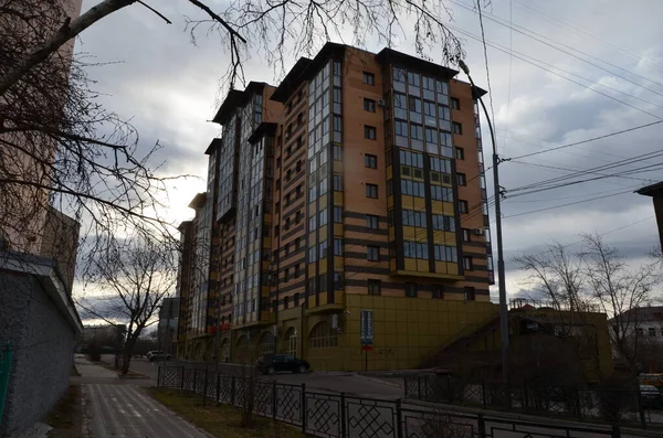 Esta Foto Muestra Edificio Gran Altura —  Fotos de Stock