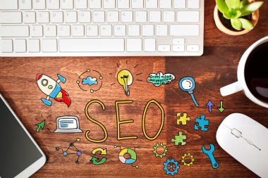 SEO kavramı ile iş istasyonu