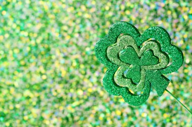 Saint Patricks Day parlak yeşil yonca