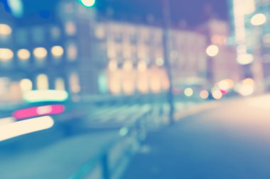 Ufuk şehir arka plan sahne gece