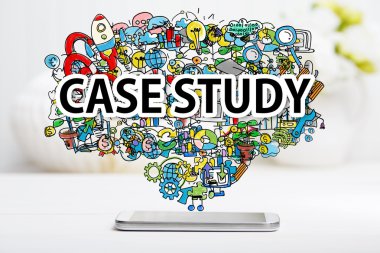 Örnek çalışma kavramı ile smartphone