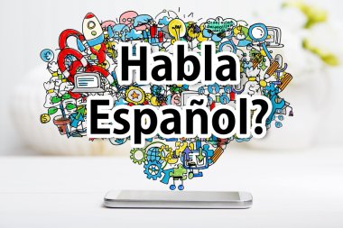 İngilizce Espanol kavramı ile smartphone 