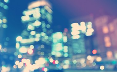 Ufuk şehir arka plan sahne gece