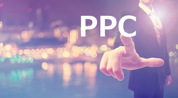 Ppc 概念与商人 — 图库照片