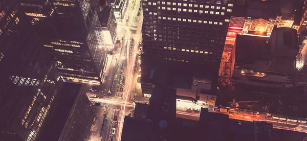 New York City skyline at sunset