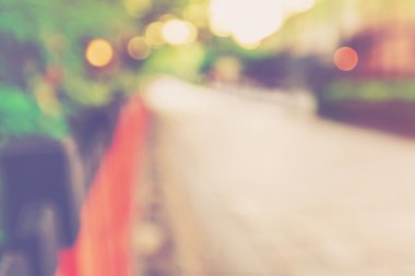 Bir caddenin Kyoto'da soyut atış 