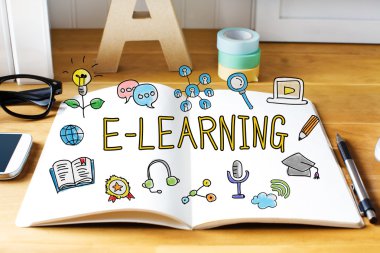 E öğrenme kavramı ile defter