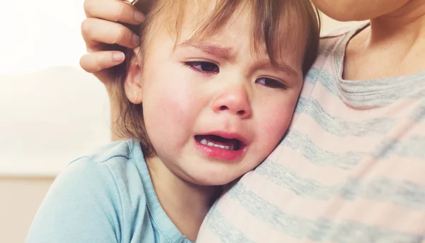 Crying toddler girl — Stock Photo, Image