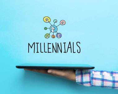 Millennials kavramı ile bir tablet