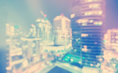 Acity gece bulanık arka plan