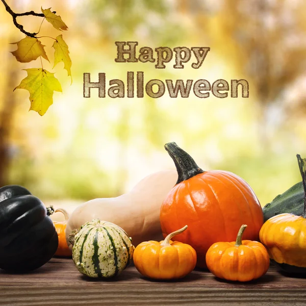 Buon messaggio di Halloween — Foto Stock