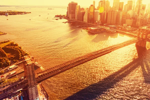 Hermoso puente de Brooklyn — Foto de Stock