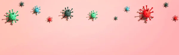 Concetto di influenza virale epidemica — Foto Stock