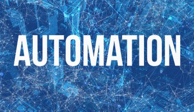 Soyut şehir manzaralı otomasyon temasıName