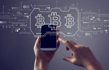 Akıllı telefon ile Bitcoin temasıName