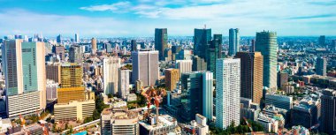 Toranomon 'un hava görüntüsü, Tokyo silüeti