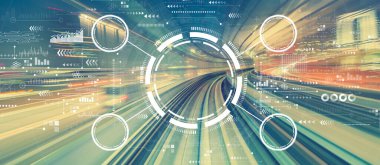 Yüksek hız hareket bulanıklığına sahip teknoloji dairesi