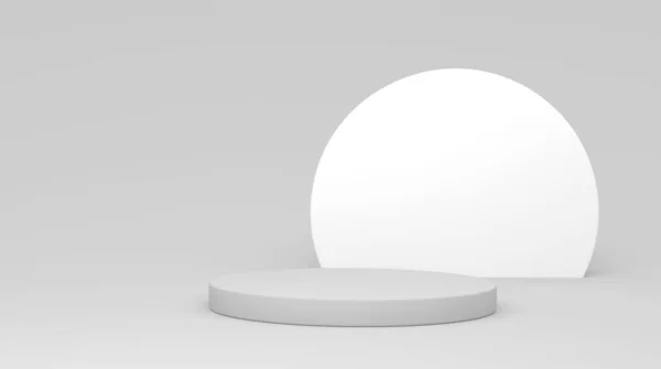 圆筒形圆筒的三维渲染 — 图库照片