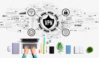 Bilgisayarı kullanan kişi ile VPN kavramı