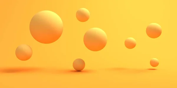 3D-weergave van abstracte sferen — Stockfoto