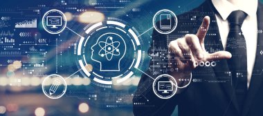 Çevrimiçi eğitim kavramı.