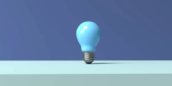 Lampje op een gekleurde achtergrond — Stockfoto